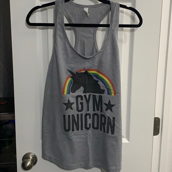 Tops - Gym Unicorn Tank